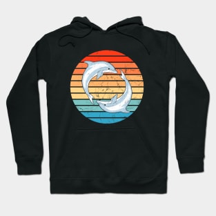 Twin dolphins Hoodie